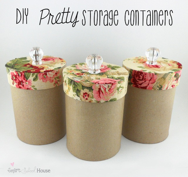 Best ideas about DIY Storage Containers
. Save or Pin DIY Pretty Storage Containers Craft O Maniac Now.