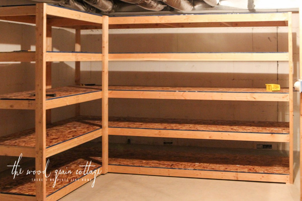 Best ideas about DIY Storage Shelves Plans
. Save or Pin DIY Basement Shelving The Wood Grain Cottage Now.