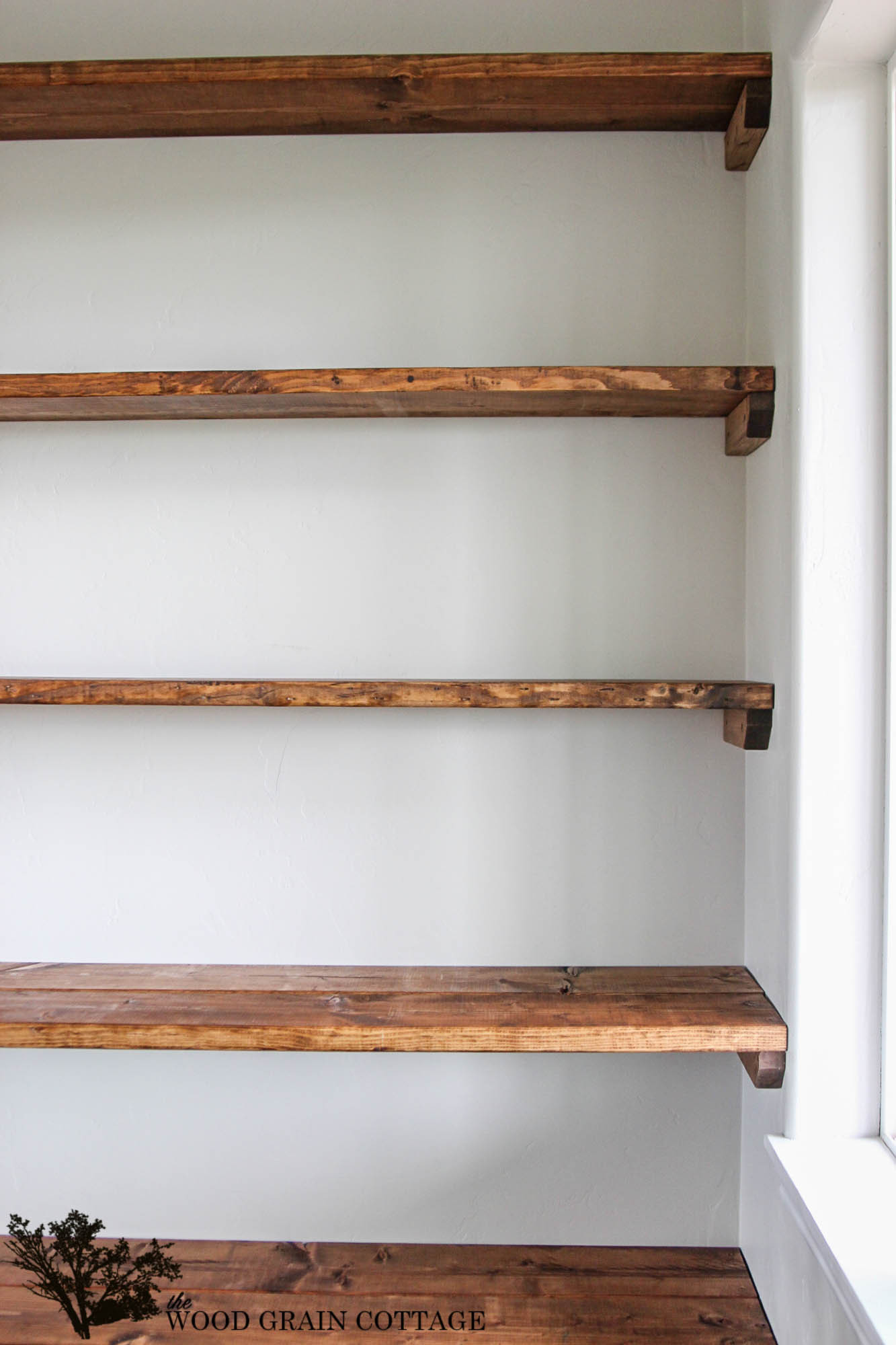 Best ideas about DIY Storage Shelves Plans
. Save or Pin DIY Dining Room Open Shelving The Wood Grain Cottage Now.