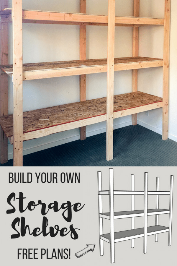 Best ideas about DIY Storage Shelves Plans
. Save or Pin How to Build Storage Shelves for Less than $75 The Now.