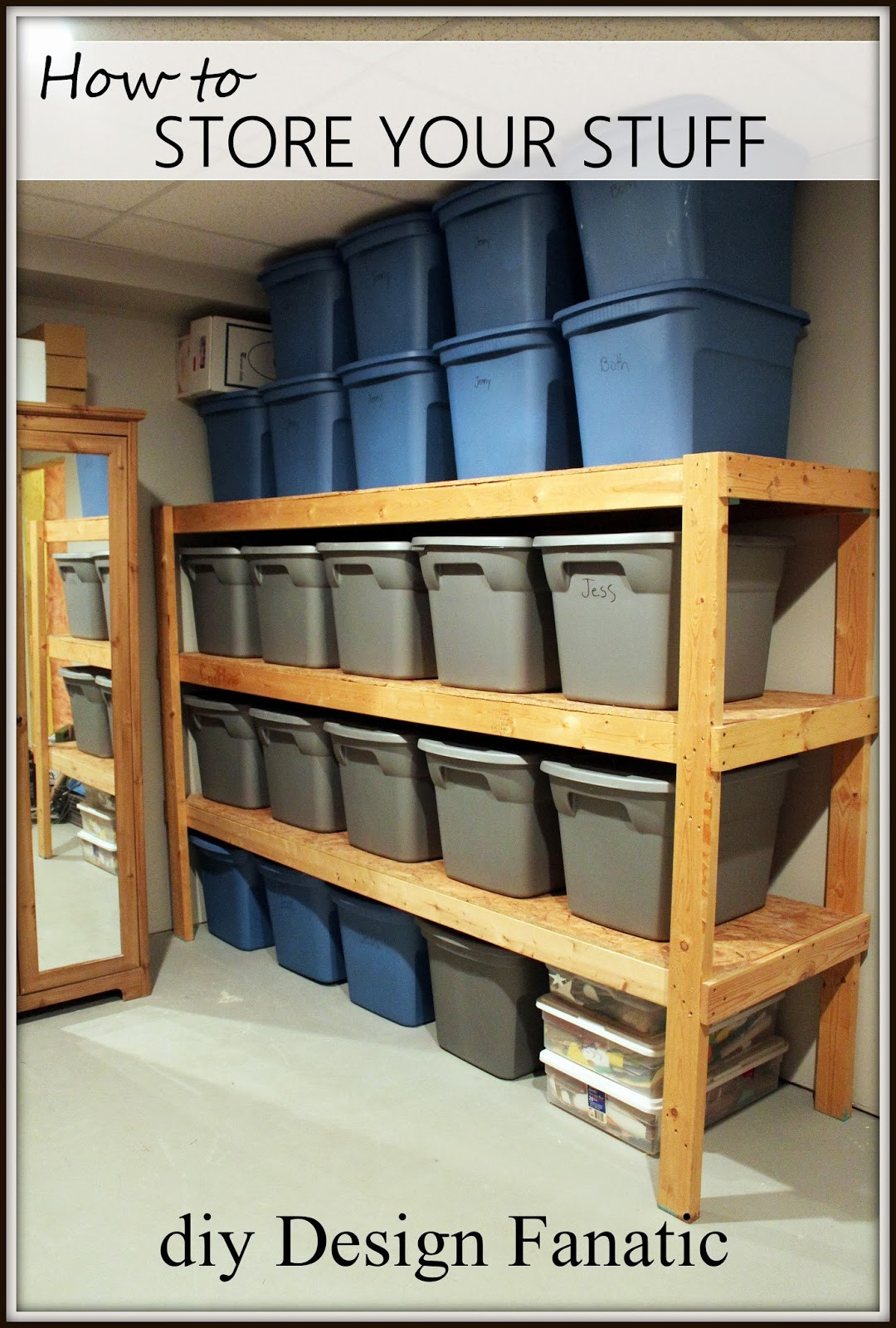 Best ideas about DIY Storage Shelves Plans
. Save or Pin Basement Shelving Plans Now.