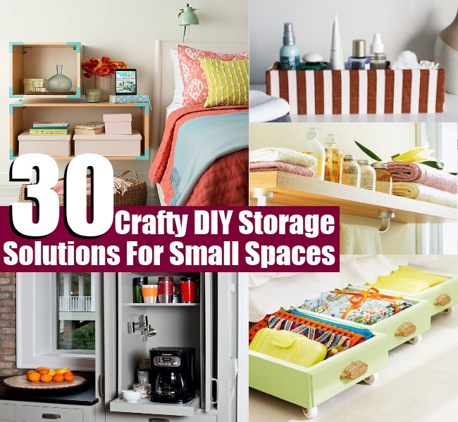 Best ideas about DIY Storage Solutions
. Save or Pin 30 Crafty DIY Storage Solutions For Small Spaces Now.