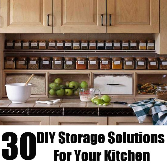 Best ideas about DIY Storage Solutions
. Save or Pin 30 DIY Storage Solutions For Your Kitchen Now.