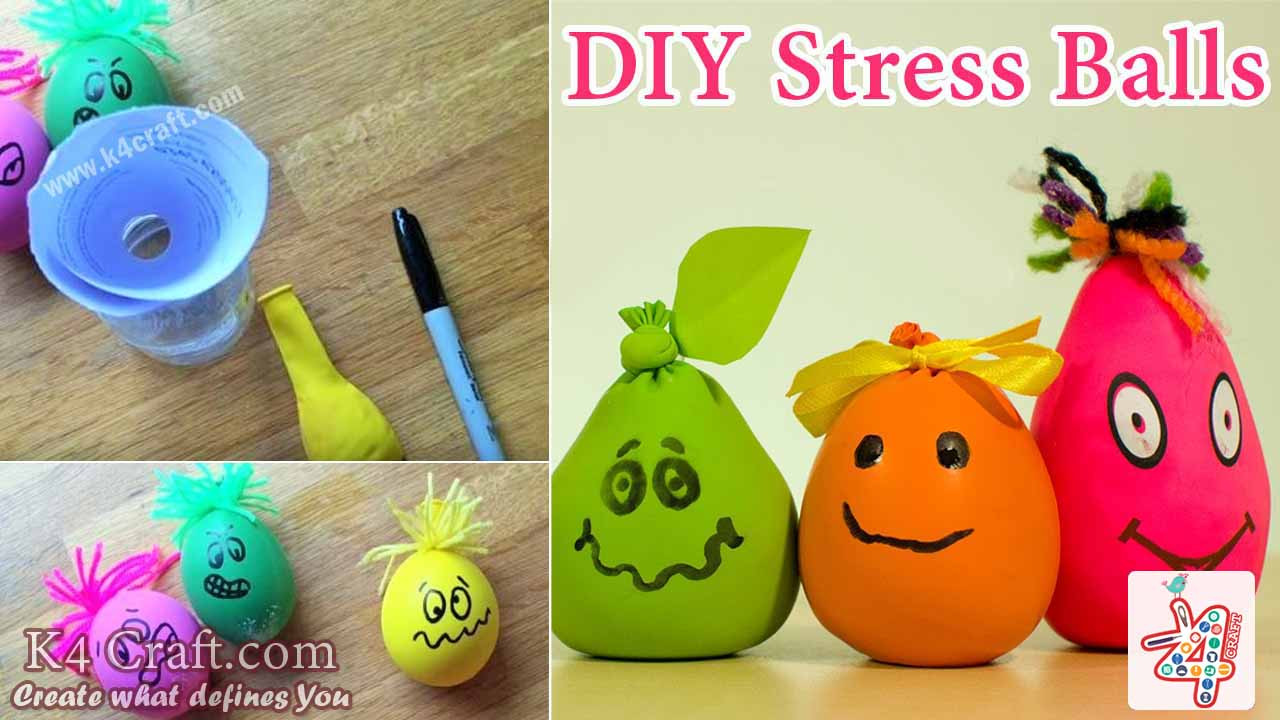 Best ideas about DIY Stress Toys
. Save or Pin DIY Learn to Make Funky Stress Balls K4 Craft Now.