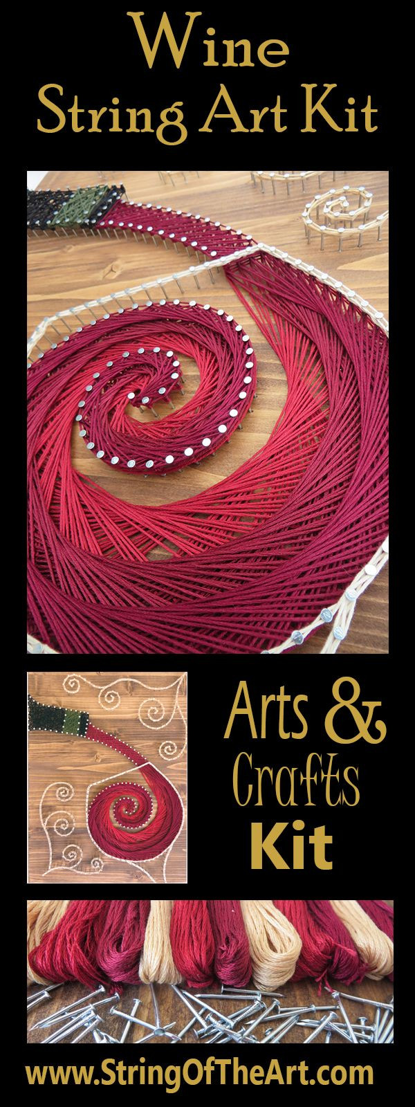 Best ideas about DIY String Art Kit
. Save or Pin 17 Best images about DIY String Art Kits on Pinterest Now.