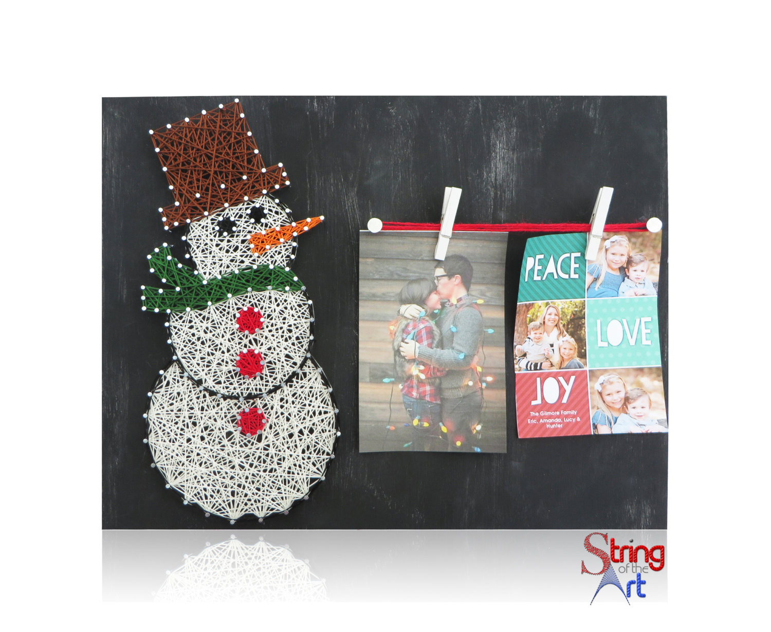 Best ideas about DIY String Art Kit
. Save or Pin DIY String Art Kit String Art Snowman String Art Picture Now.