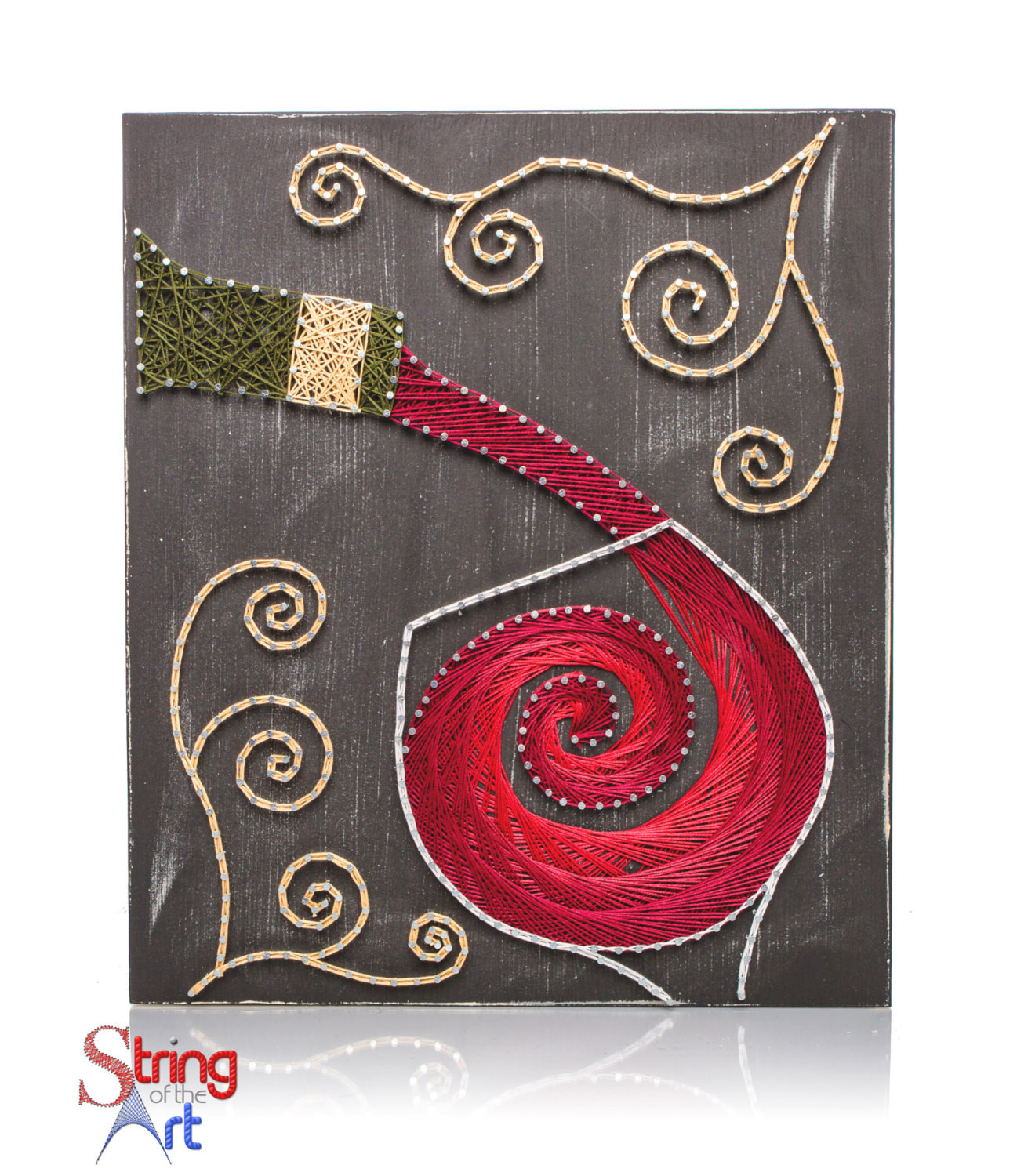 Best ideas about DIY String Art Kit
. Save or Pin String Art DIY Kit Red Wine DIY Crafts Home Decor Wine Now.