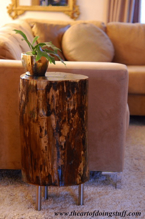 Best ideas about DIY Stump Table
. Save or Pin Elegant Nest DIY Tree Stump Table Now.