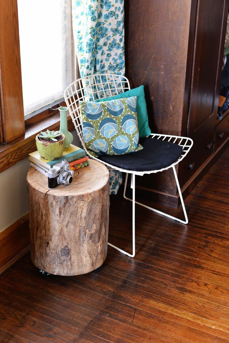 Best ideas about DIY Stump Table
. Save or Pin 100 DIYs to Give Your Home a Makeover This Summer Now.
