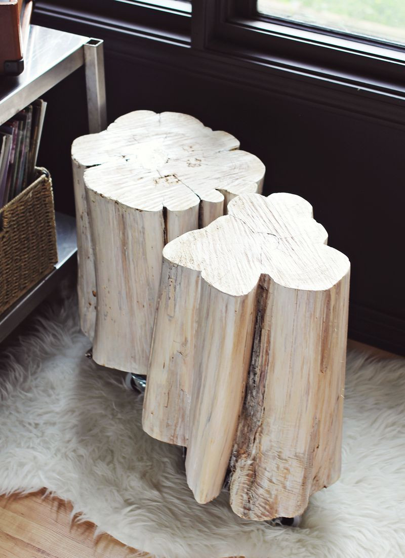 Best ideas about DIY Stump Table
. Save or Pin DIY Tree Stump Side Tables A Beautiful Mess Now.