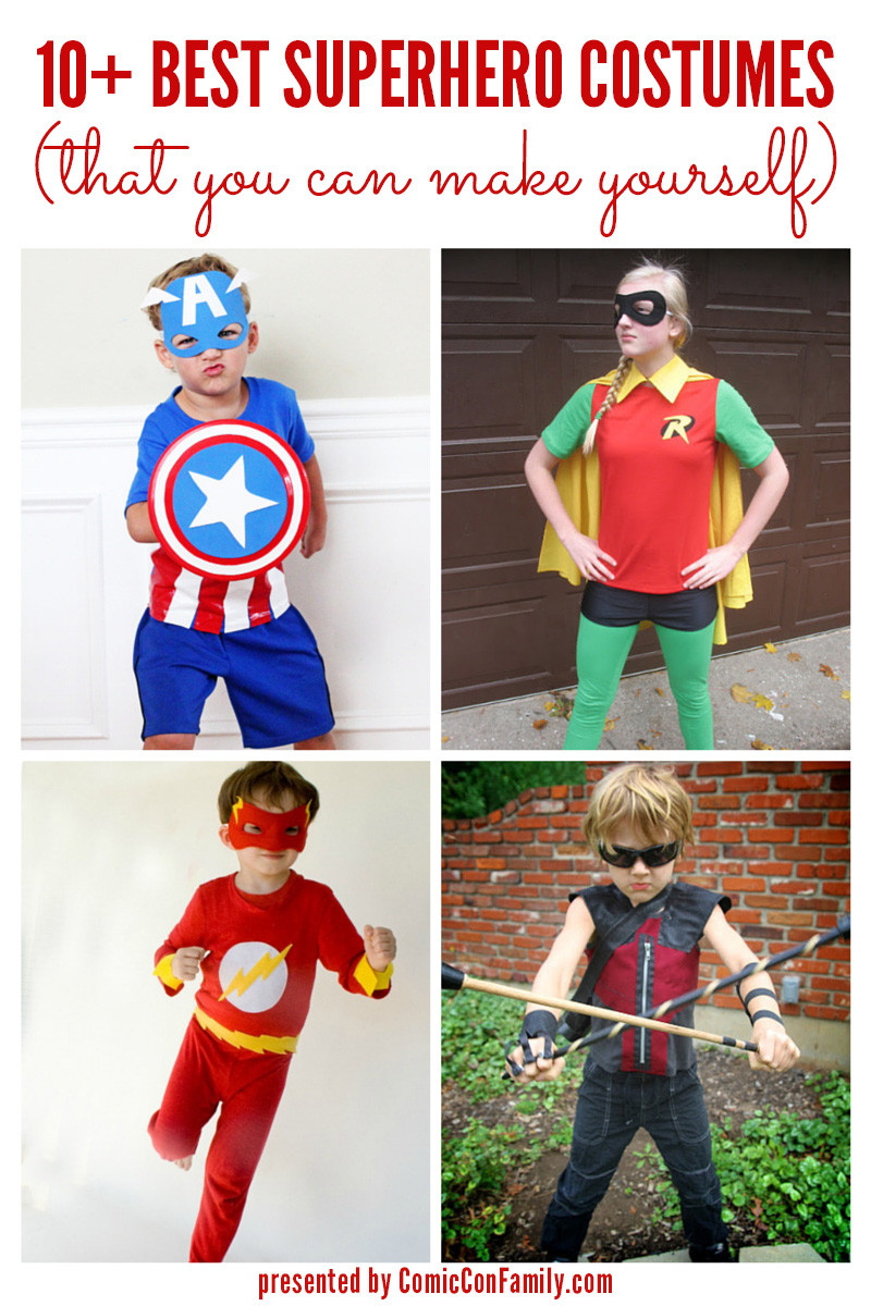 Best ideas about DIY Superhero Costume For Kids
. Save or Pin 10 Best Superhero Costumes that you can make yourself Now.
