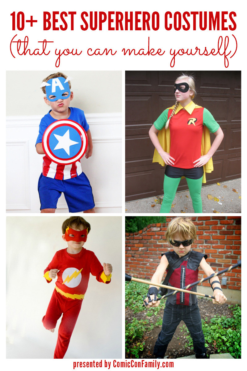 Best ideas about DIY Superhero Costumes For Kids
. Save or Pin 10 Best Superhero Costumes that you can make yourself Now.