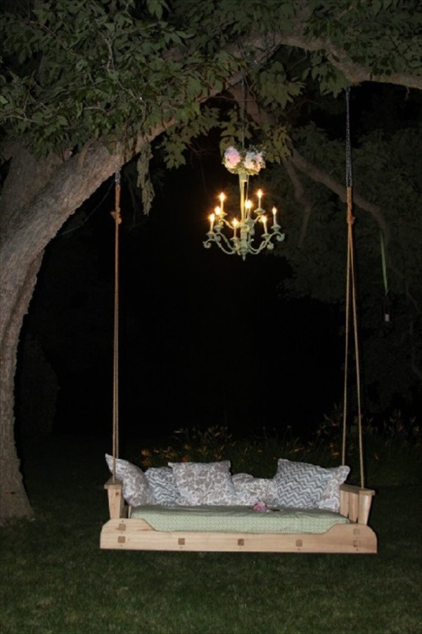 Best ideas about DIY Swing Bed
. Save or Pin DIY Pallet Swing Plans Chair Bed & Bench Now.