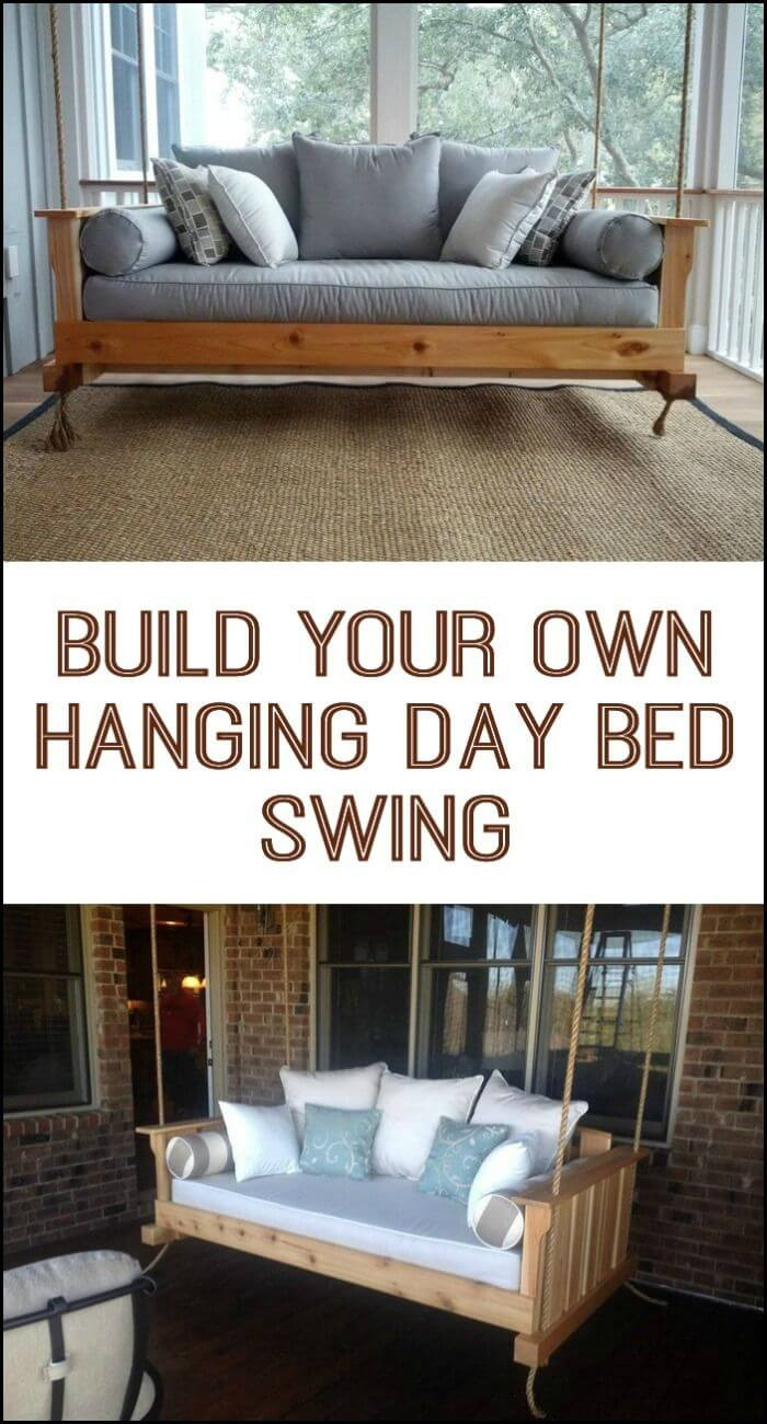 Best ideas about DIY Swing Bed
. Save or Pin 21 Best DIY Porch Swing Bed Ideas and Designs for 2017 Now.