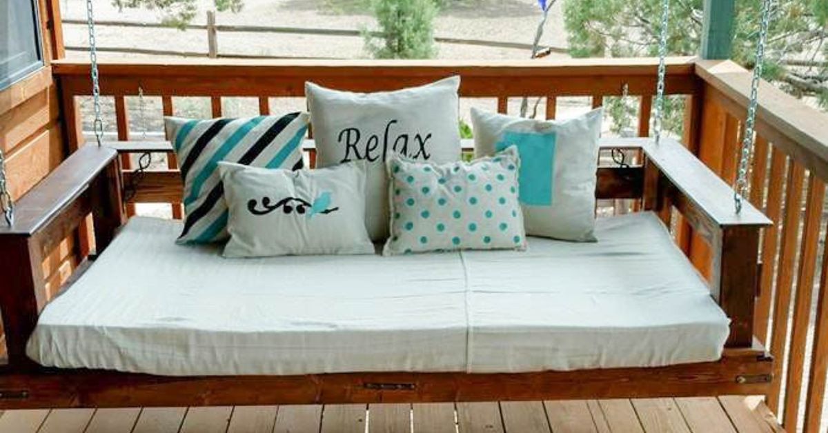Best ideas about DIY Swing Bed
. Save or Pin DIY Pallet Swing Bed Now.