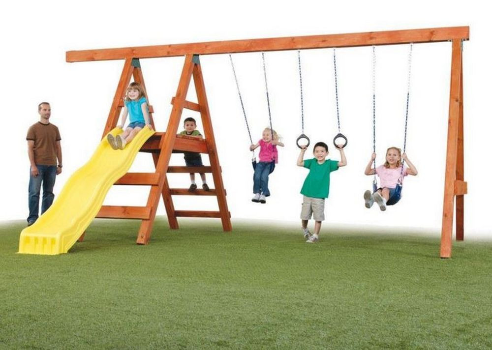 Best ideas about DIY Swing Sets Kits
. Save or Pin Do It Yourself Custom Play Set Kit Swings Slide DIY Now.