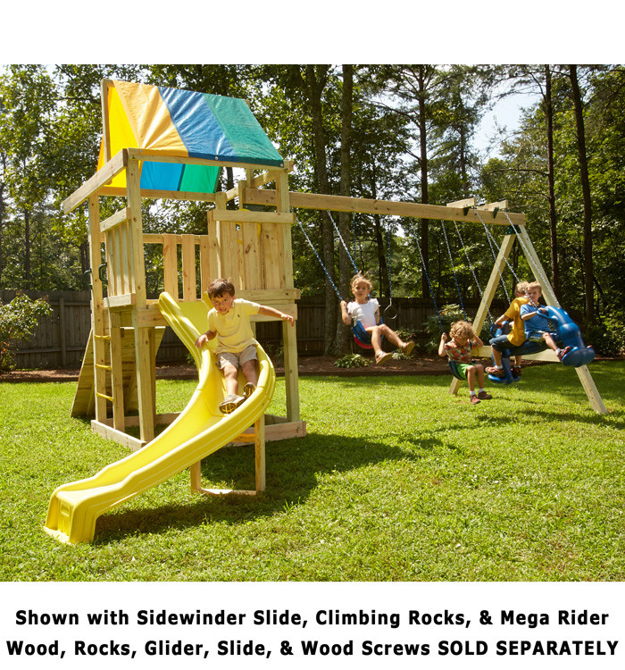 Best ideas about DIY Swing Sets Kits
. Save or Pin Wrangler Play Set Hardware Kit for DIY fun by Swing n Slide Now.