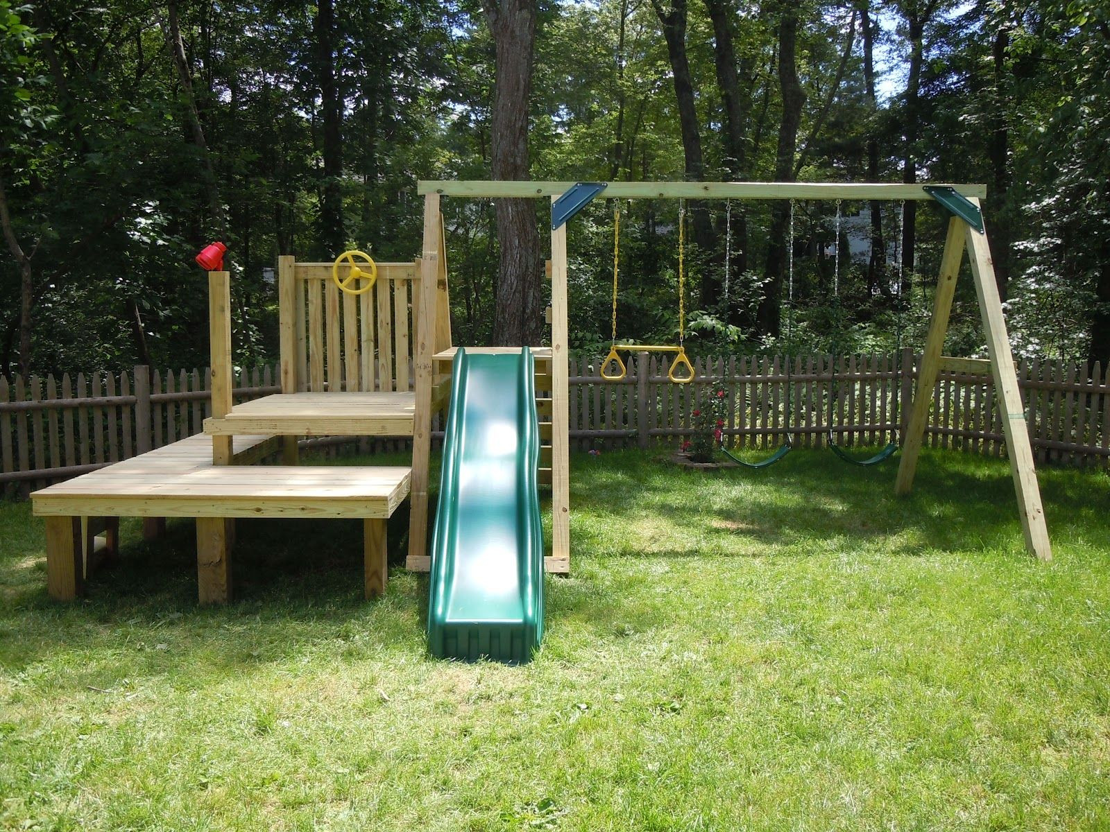 Best ideas about DIY Swing Sets Kits
. Save or Pin Dollops of Diane Building Your Own Swing Set Now.