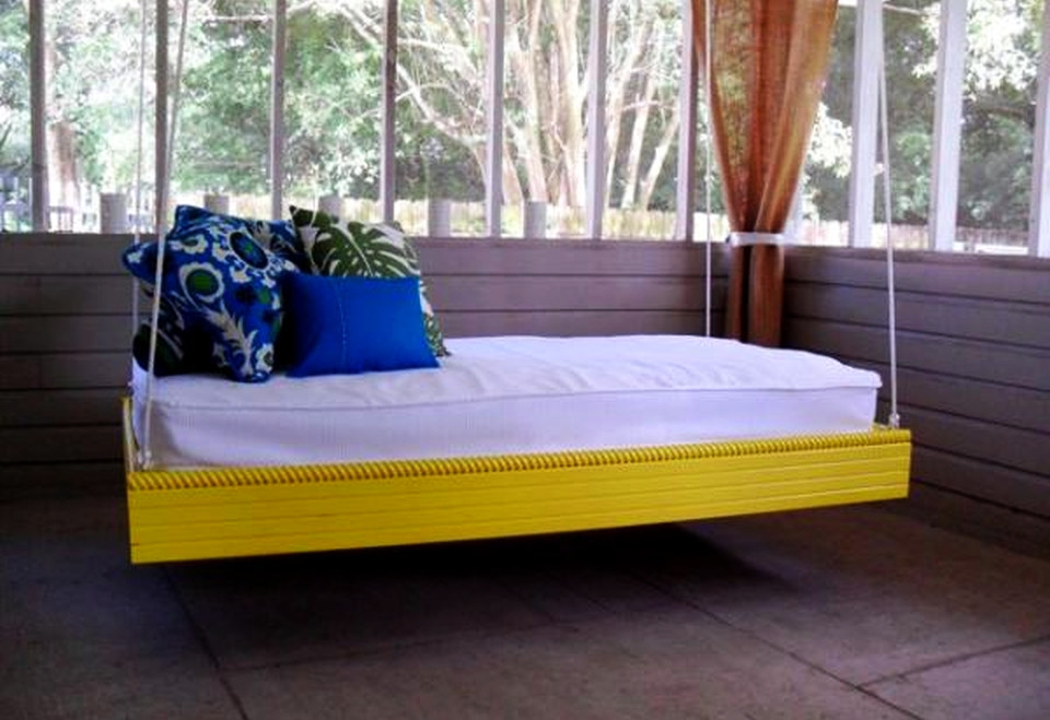 Best ideas about DIY Swinging Bed
. Save or Pin 12 DIY Swing Bed ideas to enjoy floating in mid air HomeCrux Now.