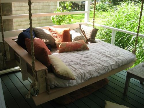 Best ideas about DIY Swinging Bed
. Save or Pin Dishfunctional Designs This Ain t Yer Grandma s Porch Now.