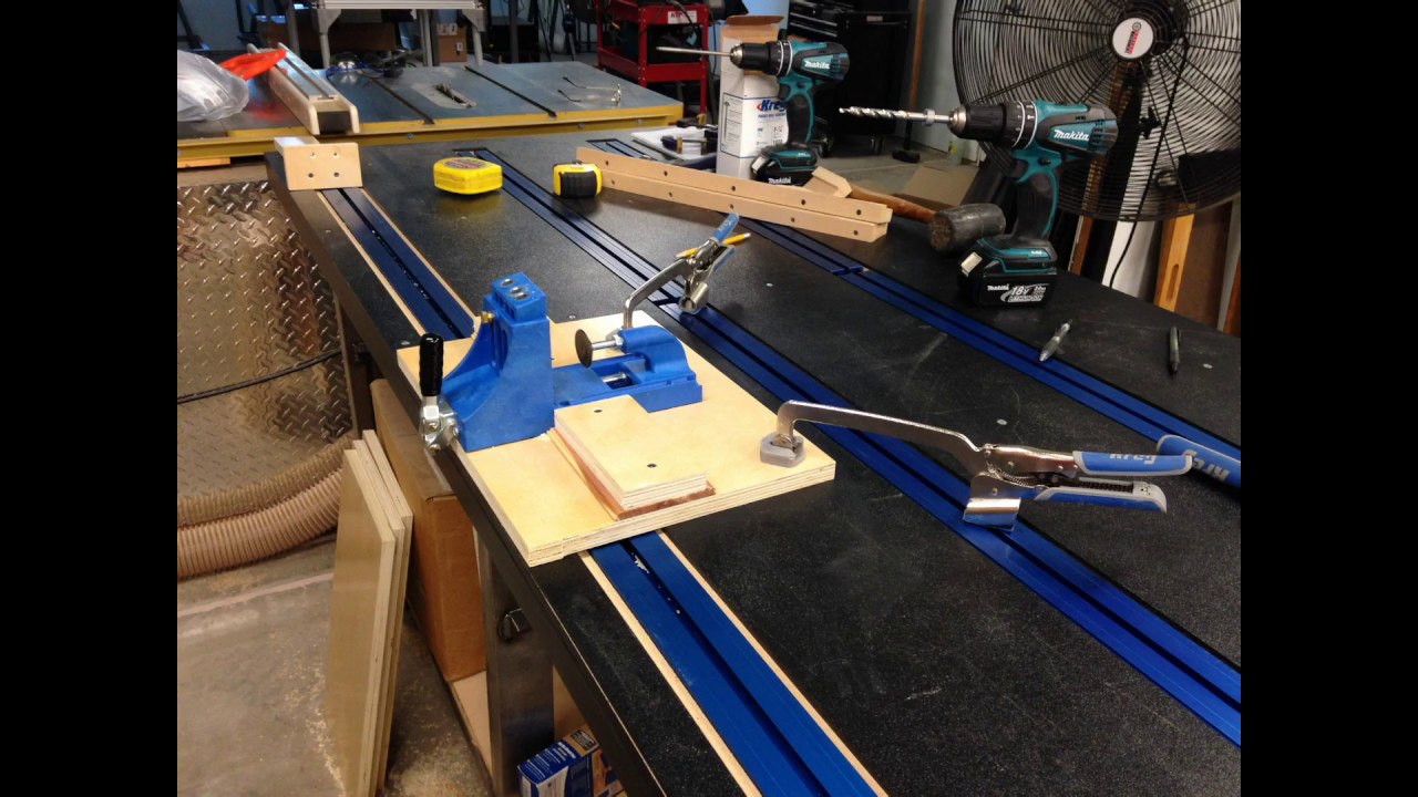 Best ideas about DIY T Track Clamps
. Save or Pin Homemade Kreg Clamping Table Now.