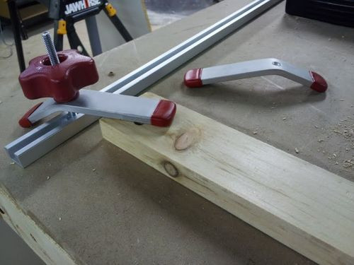 Best ideas about DIY T Track Clamps
. Save or Pin Homemade hold down clamp by phlyers LumberJocks Now.