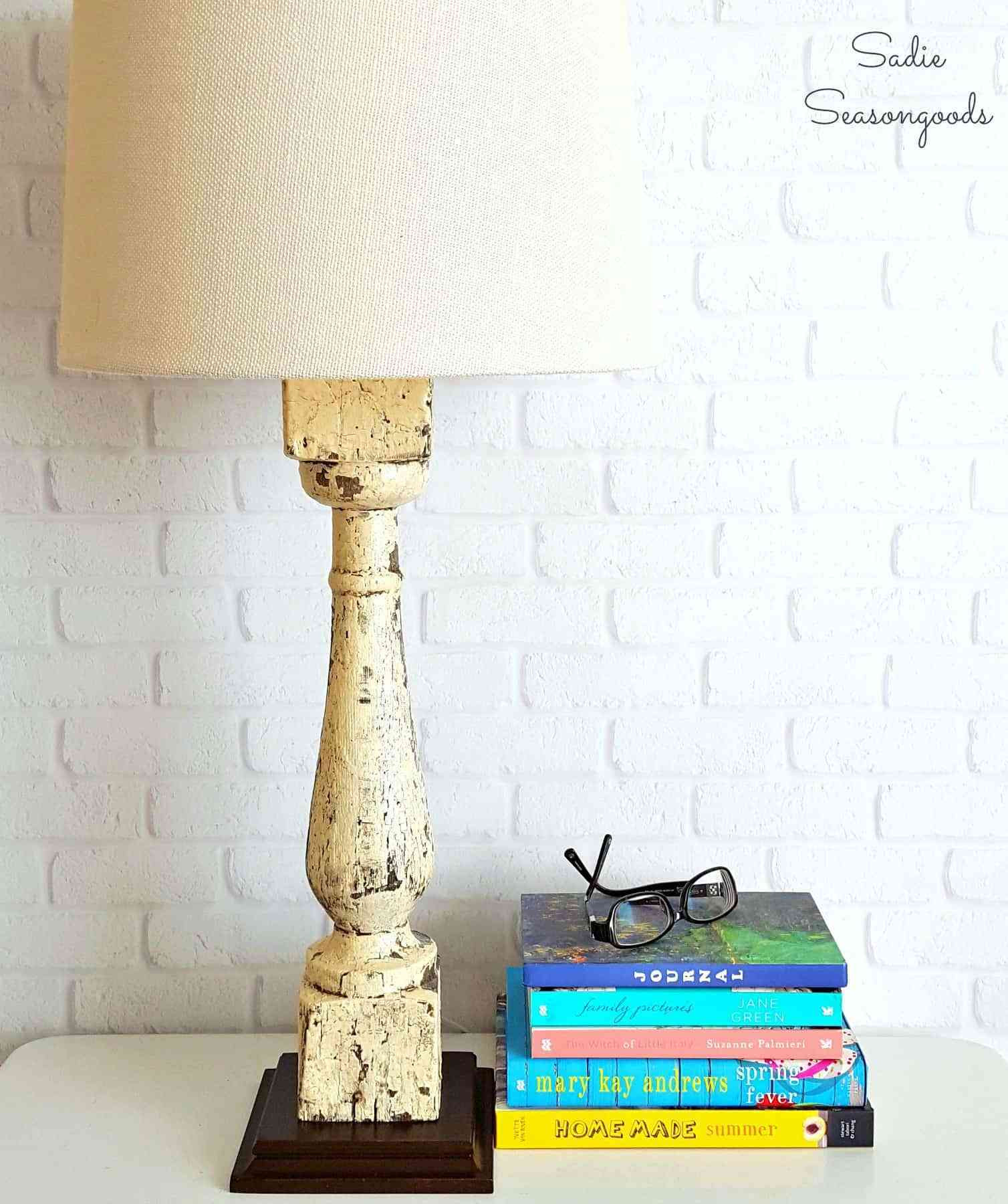 Best ideas about DIY Table Lamps
. Save or Pin Salvaged Farmhouse Baluster Repurposed into DIY Bedside Now.