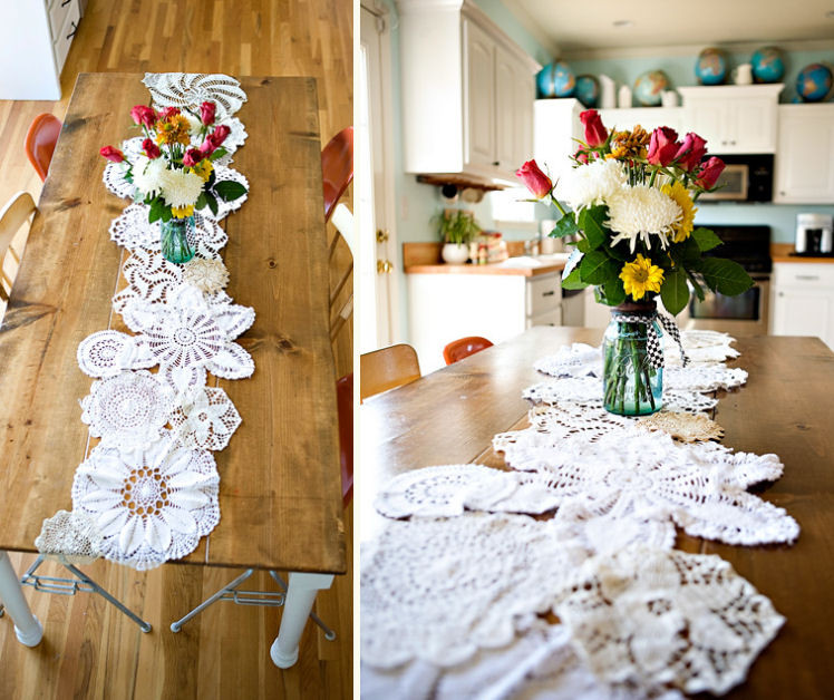 Best ideas about DIY Table Runner Wedding
. Save or Pin DIY Doily Table Runner Now.