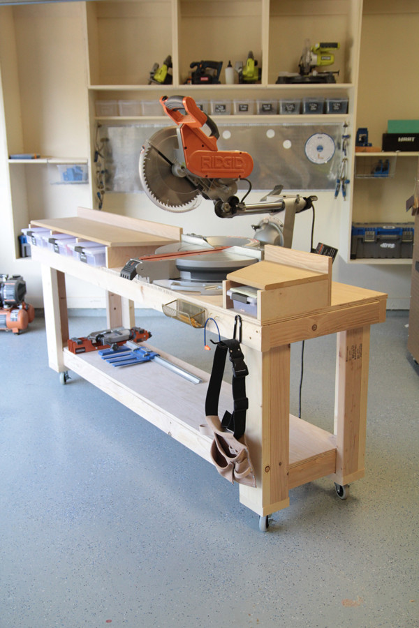 Best ideas about DIY Table Saw Stand Plans
. Save or Pin 6 DIY Space Saving Miter Saw Stand Plans for a Small Workshop Now.