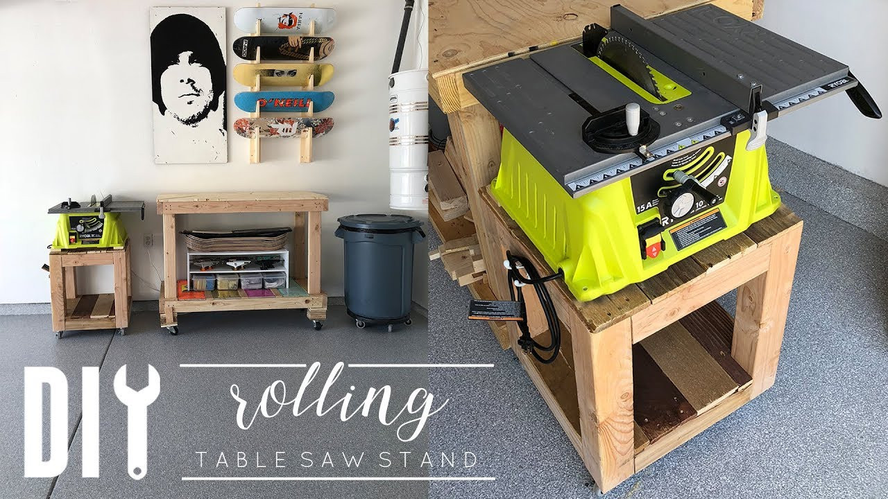 Best ideas about DIY Table Saw Stand Plans
. Save or Pin DIY Rolling Side Table Now.