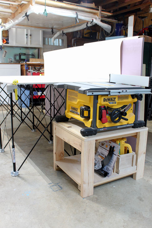 Best ideas about DIY Table Saw Table
. Save or Pin Table Saw Stand and Collapsible Out Feed Work Table Now.