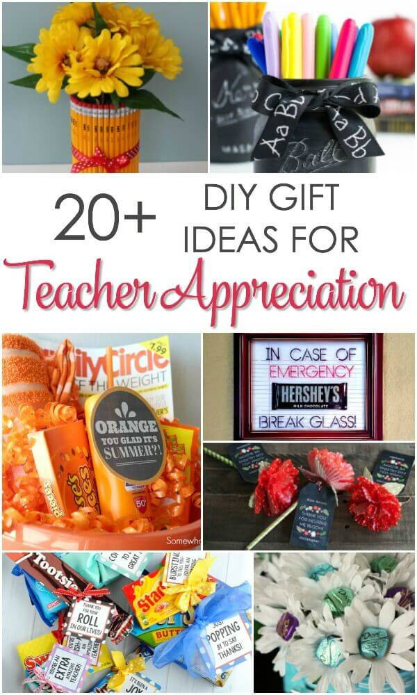 Best ideas about DIY Teacher Appreciation Gifts
. Save or Pin 20 DIY Teacher Appreciation Gifts Now.