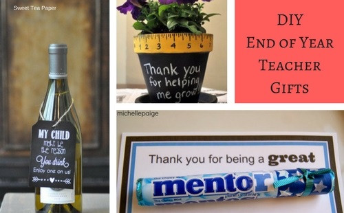Best ideas about DIY Teacher Gifts End Of Year
. Save or Pin DIY Teacher Gift Ideas Easy Gifts to Make Now.