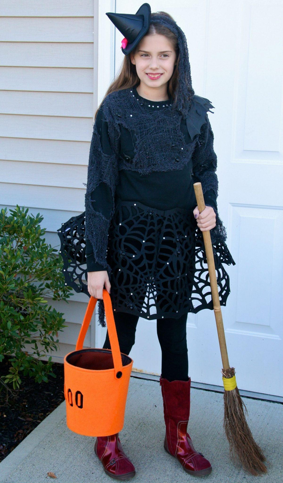 Best ideas about DIY Teenage Girl Halloween Costumes
. Save or Pin DIY Trendy Witch Costume for Tween Teen Girls Now.