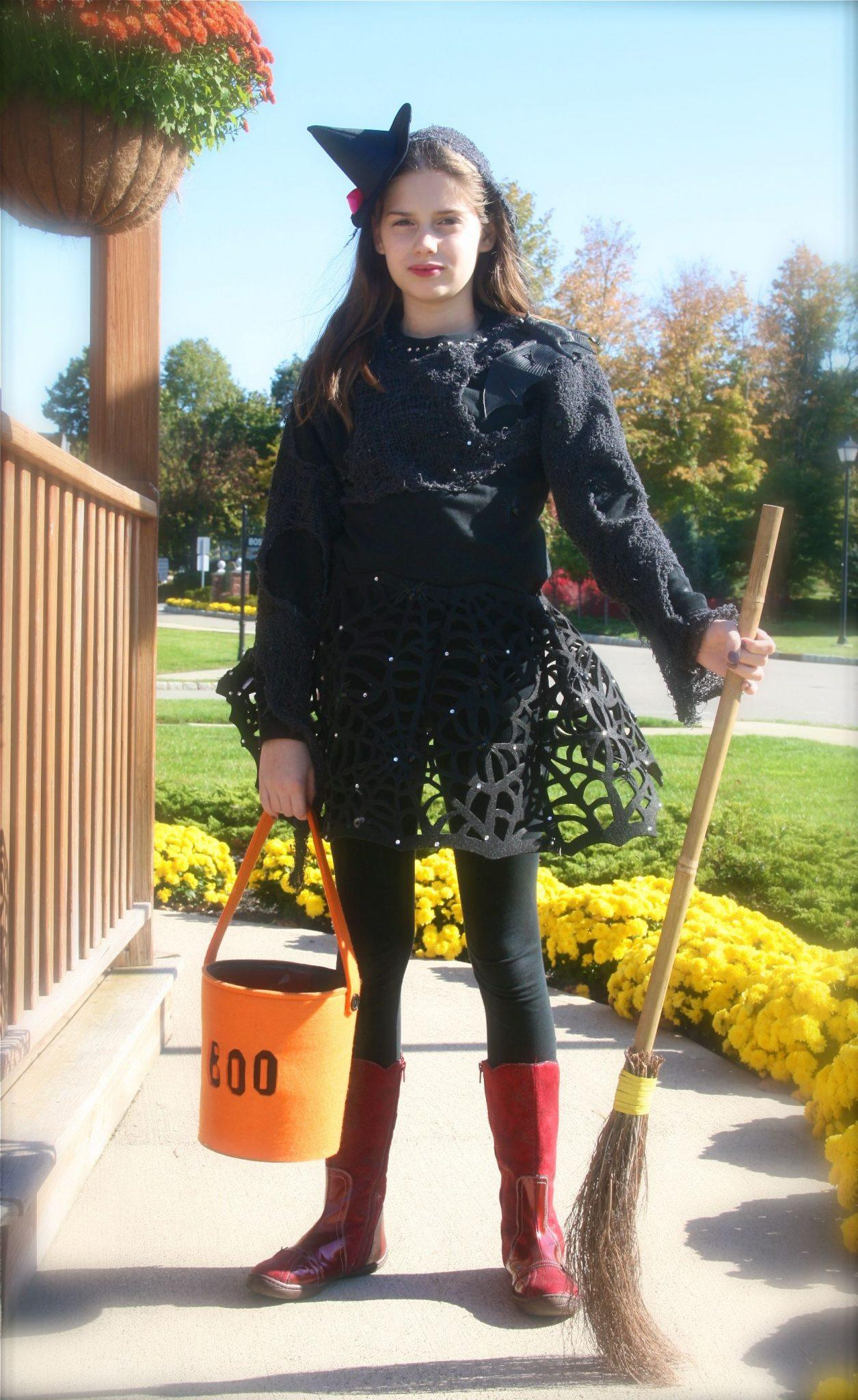 Best ideas about DIY Teenage Girl Halloween Costumes
. Save or Pin DIY Trendy Witch Costume for Tween Teen Girls Now.