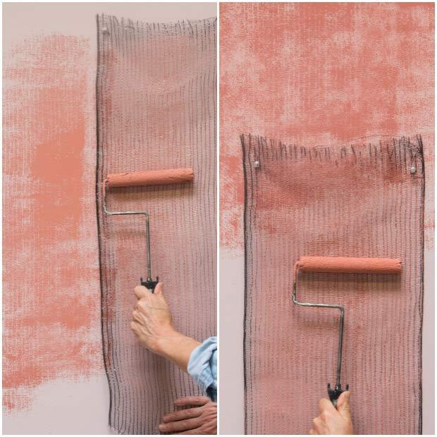 Best ideas about DIY Textured Paint
. Save or Pin How to Stencil Tutorial Stenciling a Textured Fabric Wall Now.