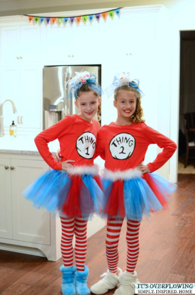 Best ideas about DIY Thing 1 And Thing 2 Costumes
. Save or Pin 34 Ways to Celebrate Dr Seuss’s Birthday – Tip Junkie Now.
