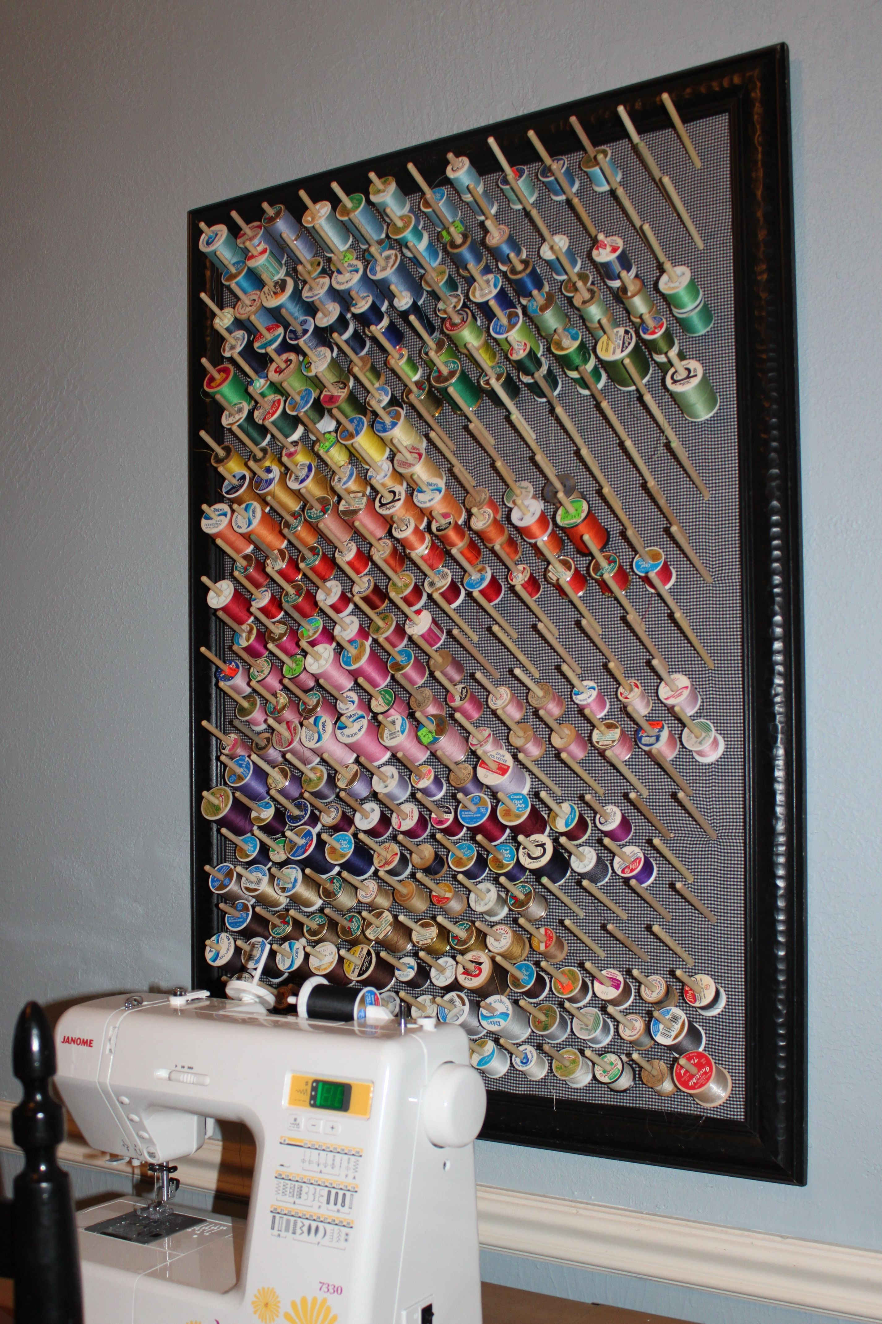 Best ideas about DIY Thread Organizer
. Save or Pin How to Make a Simple and Stylish Thread Rack Now.