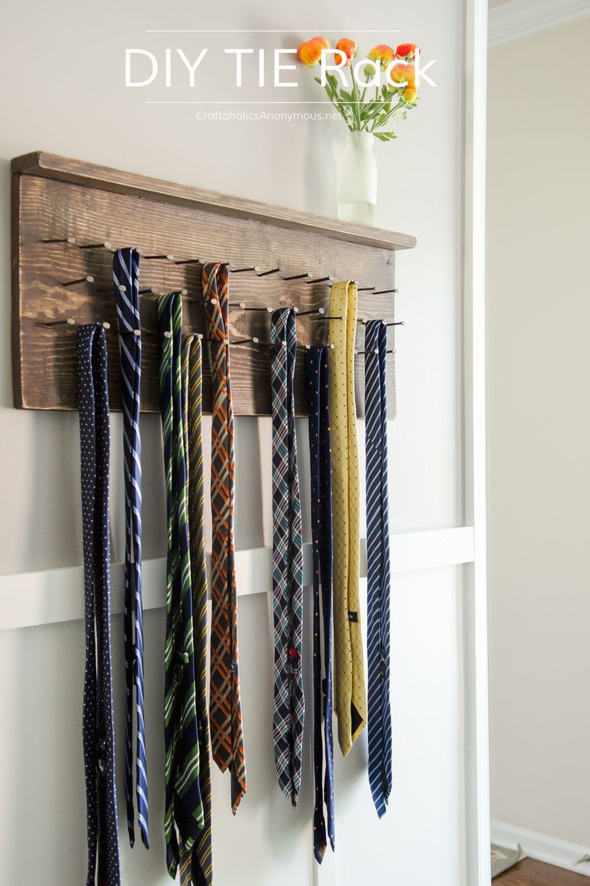 Best ideas about DIY Tie Rack
. Save or Pin DIY Tie Rack Tutorial D I Y Home Decor Now.
