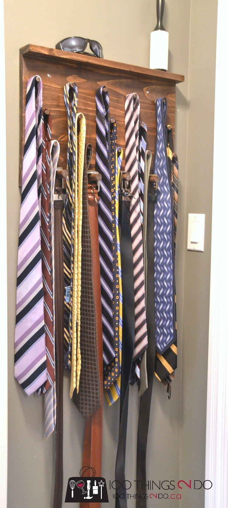 Best ideas about DIY Tie Rack
. Save or Pin DIY Tie Rack Great Gift Idea Now.