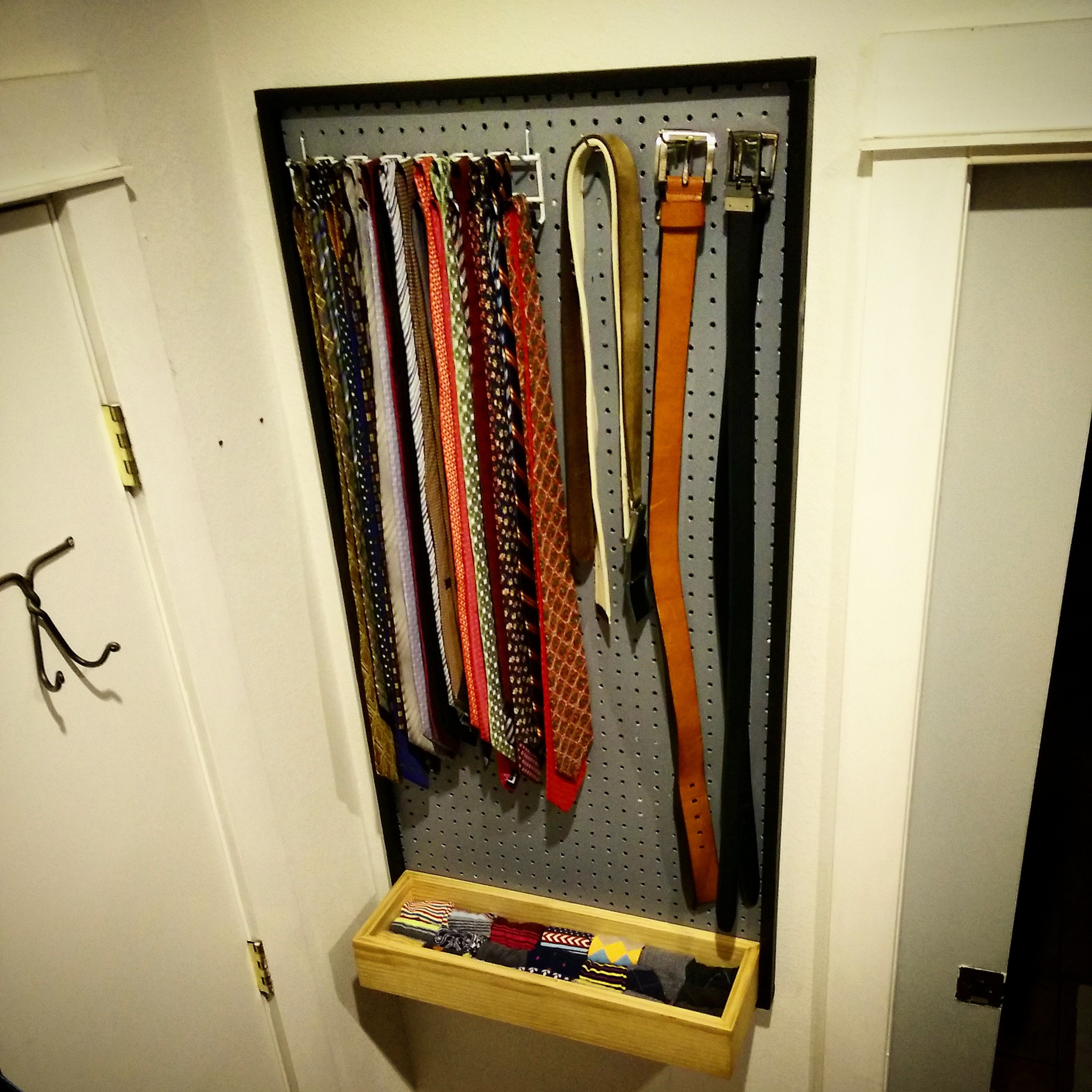 Best ideas about DIY Tie Rack
. Save or Pin tie rack belt rack sock organizer DIY project Now.