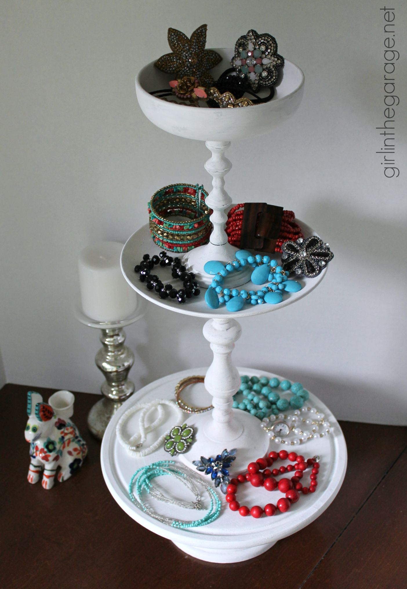 Best ideas about DIY Tiered Stand
. Save or Pin DIY Tiered Stand from Thrift Store Pieces Now.