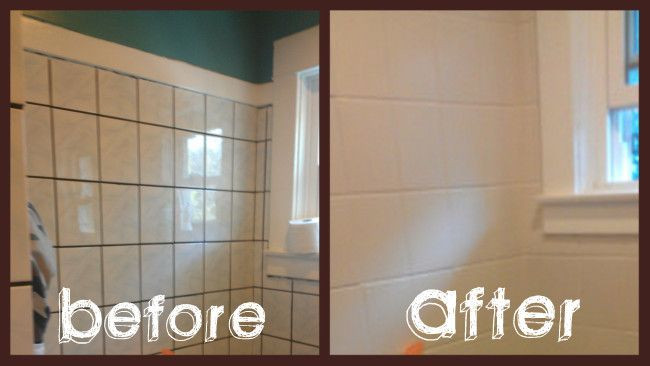 Best ideas about DIY Tile Paint
. Save or Pin $500 Bathroom Makeover in 3 Days Now.