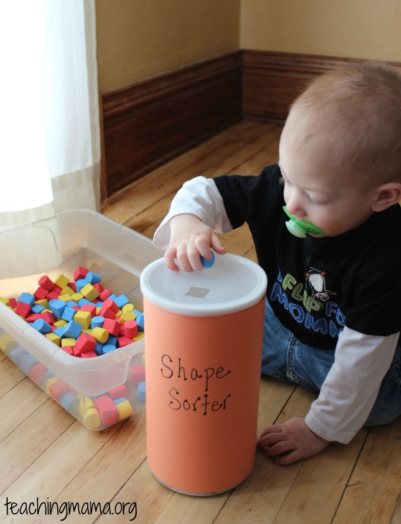 Best ideas about DIY Toddler Activities
. Save or Pin Toddler Tuesday DIY Shape Sorter Teaching Mama Now.