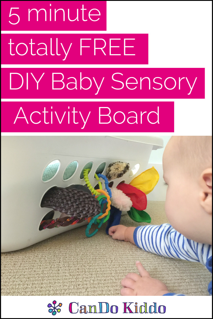 Best ideas about DIY Toddler Activities
. Save or Pin 5 minute $0 DIY Baby Sensory Activity Board — CanDo Kiddo Now.