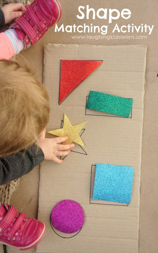 Best ideas about DIY Toddler Activities
. Save or Pin Simple DIY shape puzzle for babies and toddlers Laughing Now.