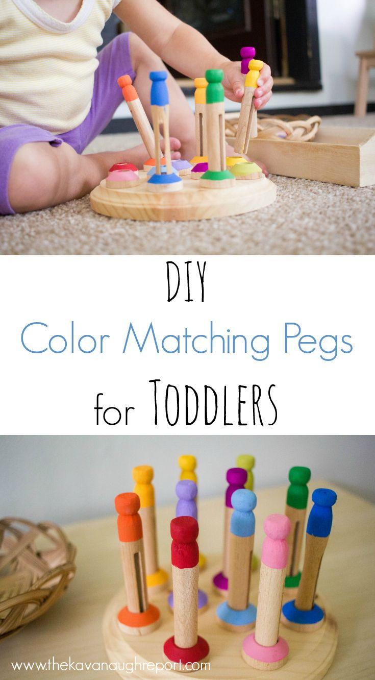 Best ideas about DIY Toddler Activities
. Save or Pin DIY Color Matching Pegs for Toddlers Now.