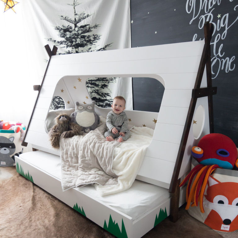 Best ideas about DIY Toddler Bed Tent
. Save or Pin DIY Tent Bedding teepee bed Now.
