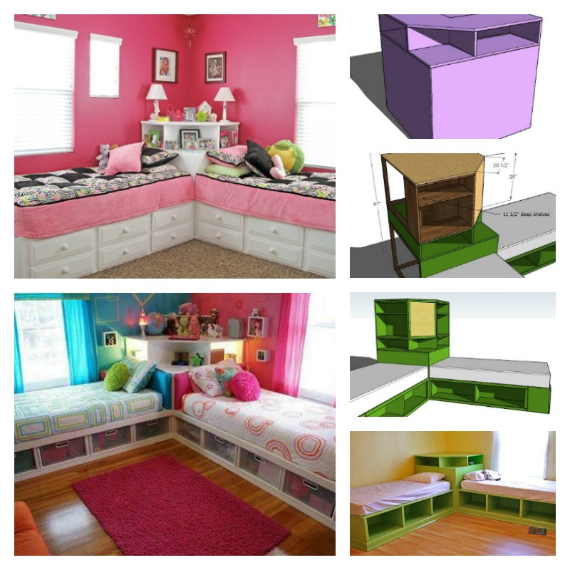 Best ideas about DIY Toddler Bed With Storage
. Save or Pin DIY Corner Unit for the Twin Storage Bed Space Saving Idea Now.