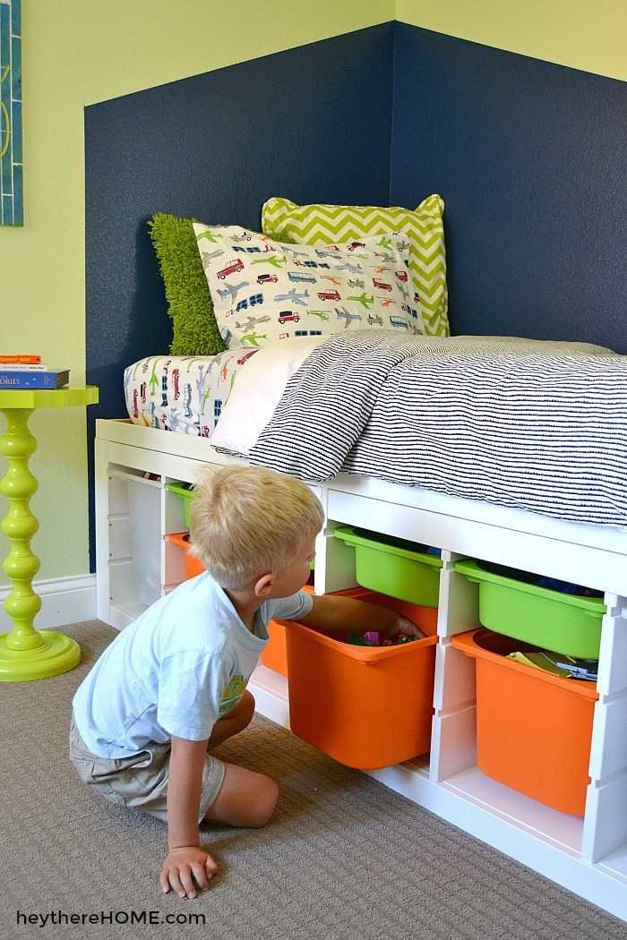 Best ideas about DIY Toddler Bed With Storage
. Save or Pin DIY Twin Storage Bed IKEA Hack Now.